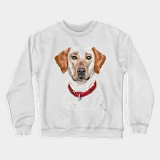 Pooch With a Red Collar Crewneck Sweatshirt